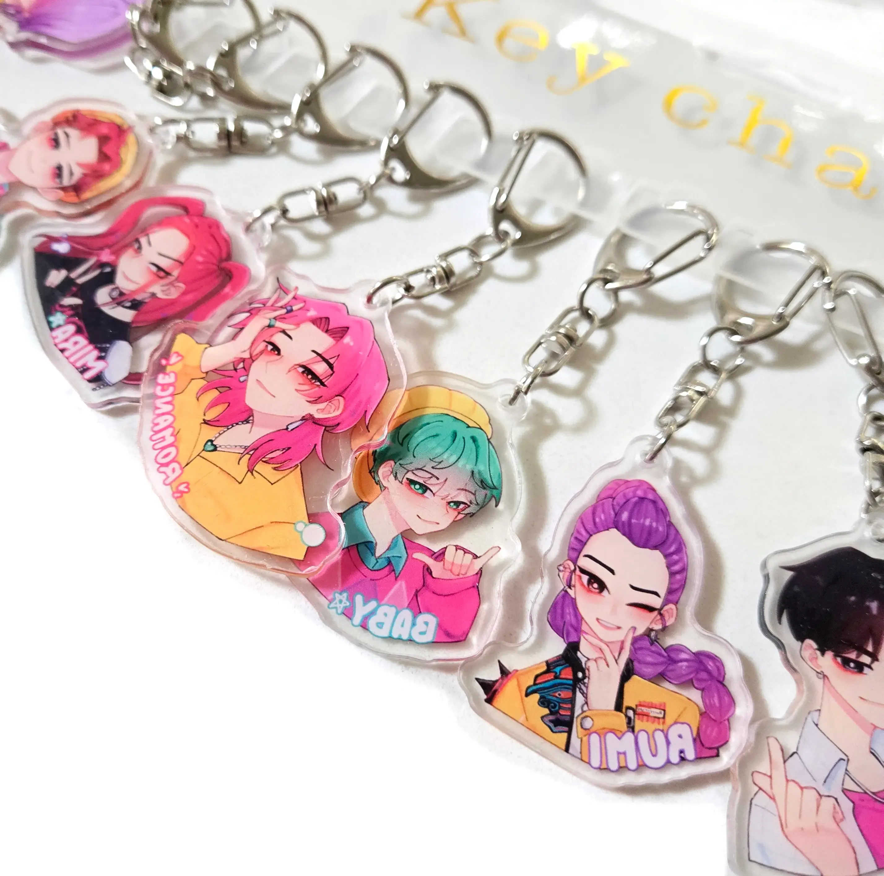 Demon Hunter Charactors Key Chain